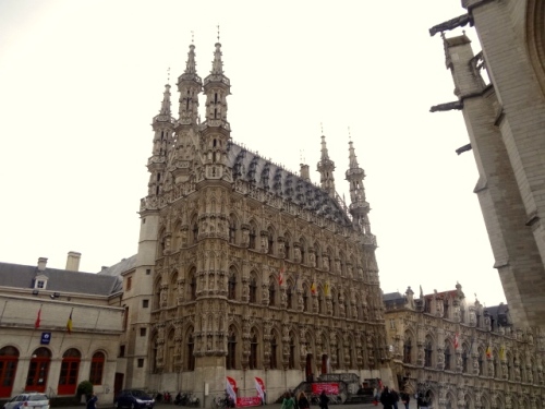 The 15th century late Gothic Stadhuis/Town Hall, Leuven
